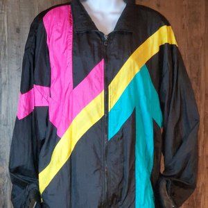 80's Vintage Retro Windbreaker